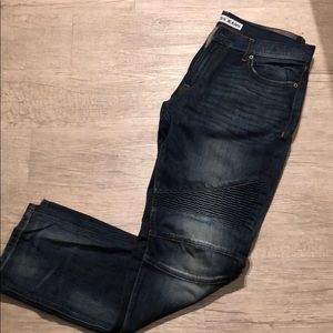 Brand new, without tags dark wash express jeans